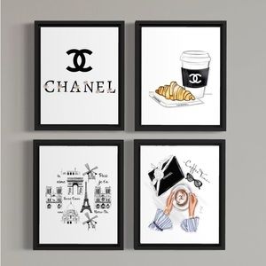 Designer inspired wall art